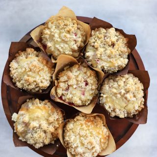 Muffins de frambuesas