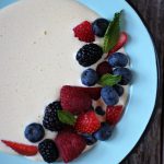 Sabayón con frutos rojos